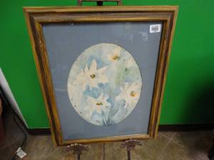 lot 17469 image: Watercolor Flowers by Sally Cates