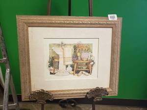 lot 17496 image: Bathroom Art