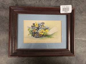 lot 17500 image: Pansies Artwork