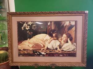 lot 17517 image: Large Portrait of Woman with Child