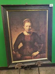 lot 17518 image: Womans Portrait Artwork