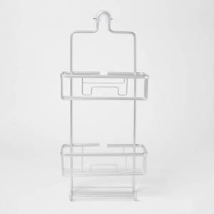 lot 10 image: Large Rustproof Shower Caddy With Lock Top Gray - Made By Design