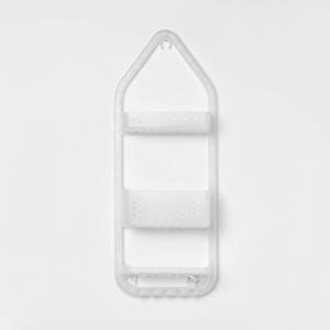 lot 51 image: Three Tier Over the Shower Caddy Frosted - Room Essentials