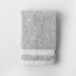 lot 111 image: Solid Washcloth Light Gray - Made By Design