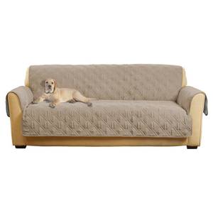 lot 116 image: Non-SlipWaterproof Sofa Furniture Protector Tan - Sure Fit