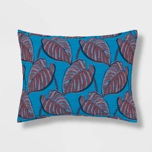 lot 123 image: Standard Matelasse Sham Teal - Opalhouse