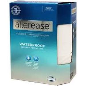 lot 35 image: Allerease Waterproof Allergy Protection Zippered Mattress Protector Size Queen
