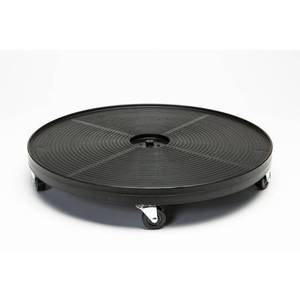 lot 3923 image: Black Plastic 24-inch Plant Dolly
