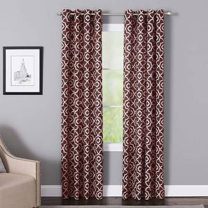 lot 3958 image: Bennett 50 x 95 Geometric Print Curtain Panel