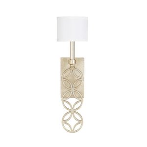 lot 3943 image: Capital Lighting Donny Osmond Mercer Collection 1-light Winter Gold Wall Sconce- Retail$182.00