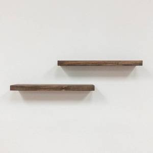 lot 3972 image: Del Hutson Designs True Floating Shelves 24-inch, Set of 2
