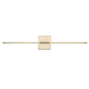 lot 3977 image: Jonathan Y Makena 28-inch Dimmable Integrated Led Metal Wall Sconce