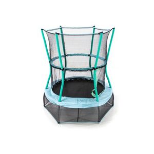 lot 4046 image: Skywalker Trampolines 48-inch Round Classic Mini Bouncer with Enclosure- Retail$86.49