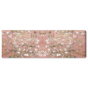 lot 4053 image: Oliver Gal Van Gogh in Blush Blossoms Floral and Botanical Wall Art Canvas Print - Pink, White - Retail$145.46