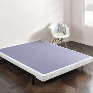 lot 4103 image: Priage by Zinus 4 inch Smart Box Spring Mattress Foundation- Retail$196.99