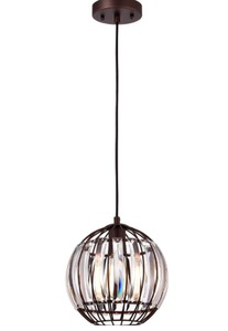 lot 3939 image: Oil Rubbed Bronze- 1-light Oil Rubbed Bronze Hanging Pendant- Retail$99.99