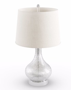 lot 3960 image: Carson Carrington Skodstrup Brushed-3-way Table Lamp