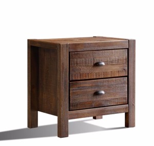 lot 4022 image: Montauk Solid Wood 2-drawer Nightstand- Retail$253.49