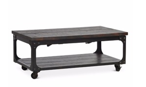 lot 4059 image: Springdale Industrial Style 48-Inch Rectangle Lift Top Coffee Table by Greyson Living- Retail$386.49