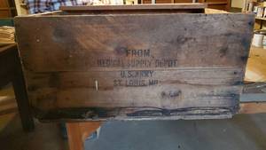 lot 19119 image: Medical Supply Depot Box