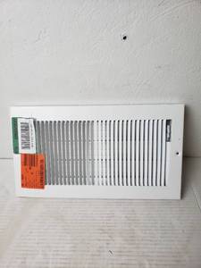 lot 85 image: 8 in x 14 in White Steel Vents