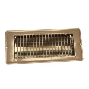 lot 112 image: Danco 61800 4-Inch X 10-Inch Steel Floor Register with 1-516-Inch Drop