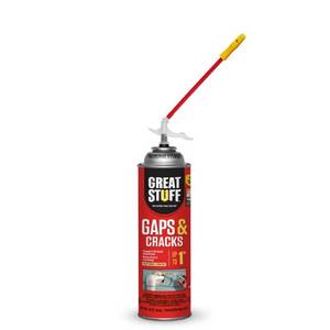 lot 131 image: GREAT STUFF 16 oz. Gaps and Cracks Insulating Foam Sealant with Quick Stop Straw