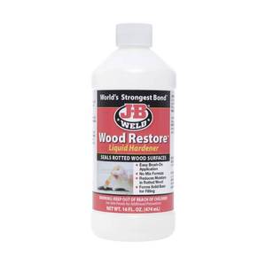 lot 160 image: J-B Weld 40001 Wood Restore Liquid Hardener - 16 oz- bottle has been opened