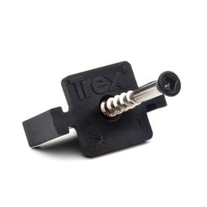 lot 176 image: Trex Universal 94-Count Black Clip Deck Hidden Fasteners (50-sq ft Coverage)