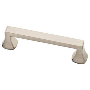 lot 199 image: Liberty Mandara 3-34 in. (96mm) Center-to-Center Satin Nickel Drawer Pull