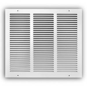 lot 218 image: Everbilt 16 in. x 14 in. Steel Return Air Grille in White, Powder Coat White