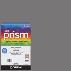 lot 224 image: Custom Building Products Prism #19 Pewter 17 lb. Grout, Silver