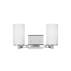 lot 229 image: Sea Gull Lighting 4439102 Hettinger 2 Light 13-12 Wide Bathroom Vanity Light