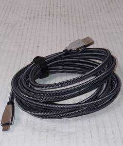 lot 12 image: Extended Length Micro Usb Sync & Charge Durable Tangle Resistant Metal Tip Braid