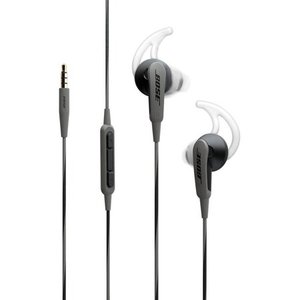 lot 64 image: Bose SoundSport In-ear Headphones Apple- charcoal (741776-001 )
