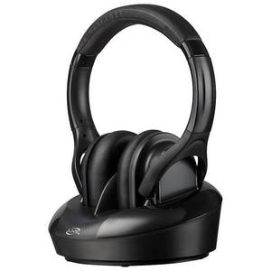 lot 66 image: iLive Radio Frequency Wireless Headphones with Base, IAHRF79B