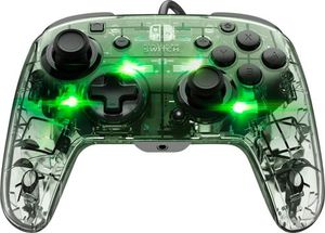 lot 73 image: Afterglow - Deluxe Controller for Nintendo Switch - Transparent