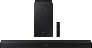 lot 84 image: Samsung HW-T550 2.1ch Soundbar with Dolby Audio  DTS VirtualX (2020) - Black