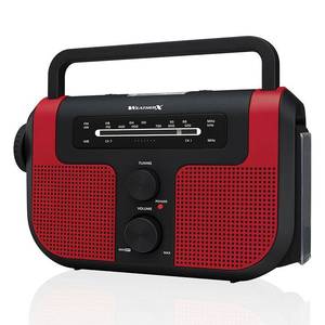 lot 118 image: WeatherX - AMFM Weather-Band Radio - Red