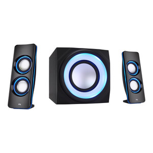 lot 171 image: Cyber Acoustics 2.1 Bluetooth Computer Speakers with LEDs, CA-3814BT