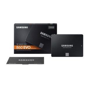 lot 173 image: Samsung Black Solid State Drive 250GB V-NAND SSD 860 EVO SATS 6 Gbs