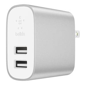 lot 175 image: Belkin 2-Port Home Charger silver