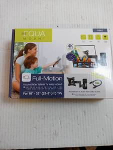 lot 255 image: Equa Mount Full-motion Tv Wall Mount For 22 in - 50 in Tvs Model Fmam  Hdmi Cable