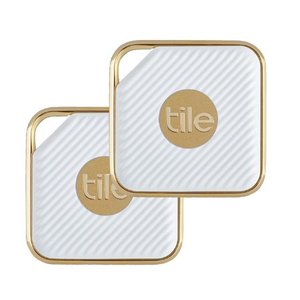 lot 263 image: Tile Style Pro - Key Finder. Phone Finder. Anything Finder - 2 Pack, Gold