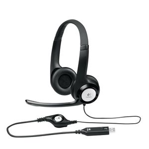lot 274 image: Logitech - H390 USB Headset with Noise-Canceling Microphone - Black