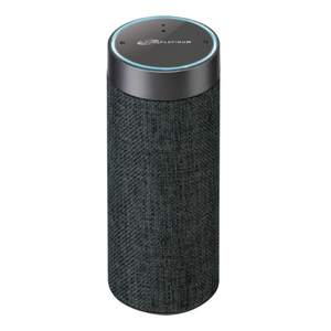 lot 302 image: iLive Voice Activated Amazon Alexa Portable Wireless Fabric Smart Speaker - Gray (ISWFV387G)