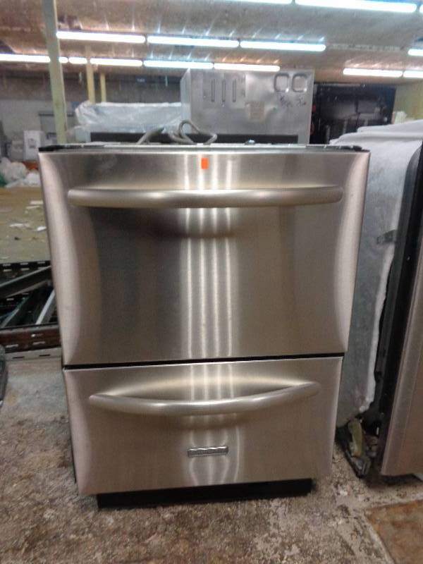 lot 13 image: KitchenAid Double Drawer Dishwasher