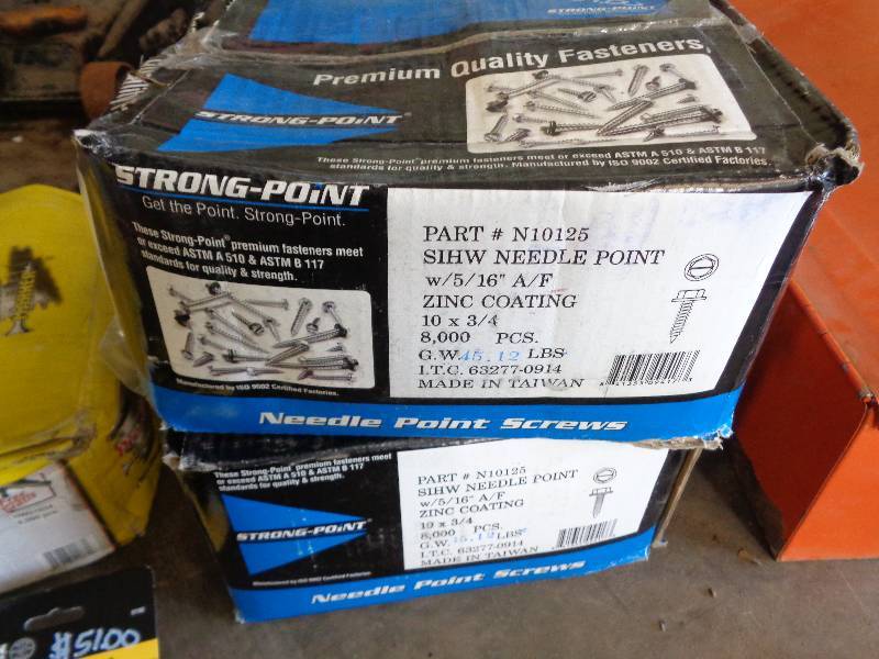 lot 38 image: Two Boxes Specialty Screws