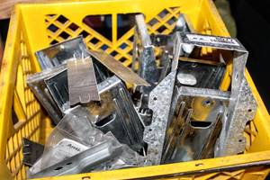 lot 8077 image: Large Lot of USP Structural Connectors, Strong Ties, Beam Connectors