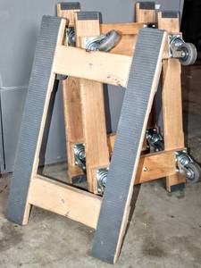 lot 8029 image: (3) Heavy Duty Furniture Construction Dollies, Encore 3 12 Casters